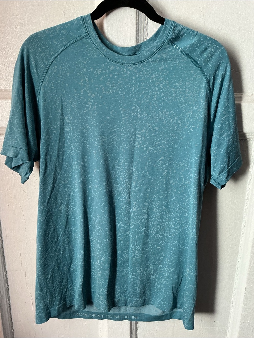 Lululemon Teal Short Sleeve Performance Shirt